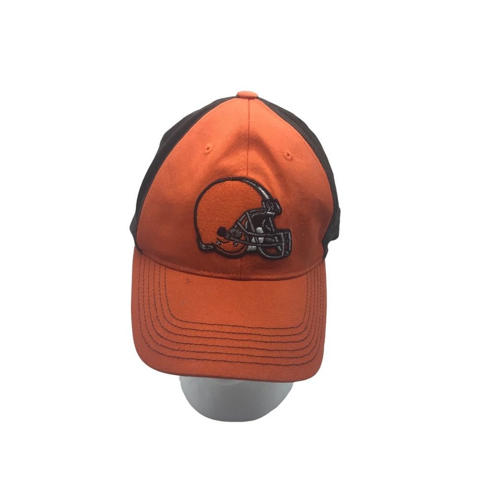 NFL Cleveland Browns Baseball Cap Hat One Size Stretch Team Apparel Helmet Patch